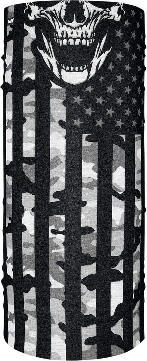 ZAN25020261 Tubo collo Motley Tube Zanheadgear Polyester Urban Camo Flag