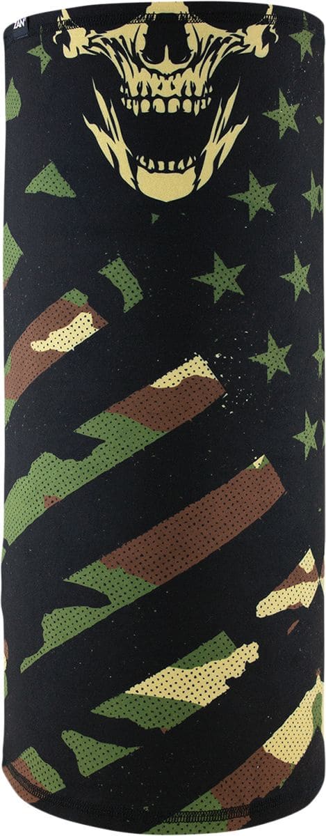 ZAN25020268 Tubo collo Motley Tube Zanheadgear Sportflex Patriot Woodland Camo