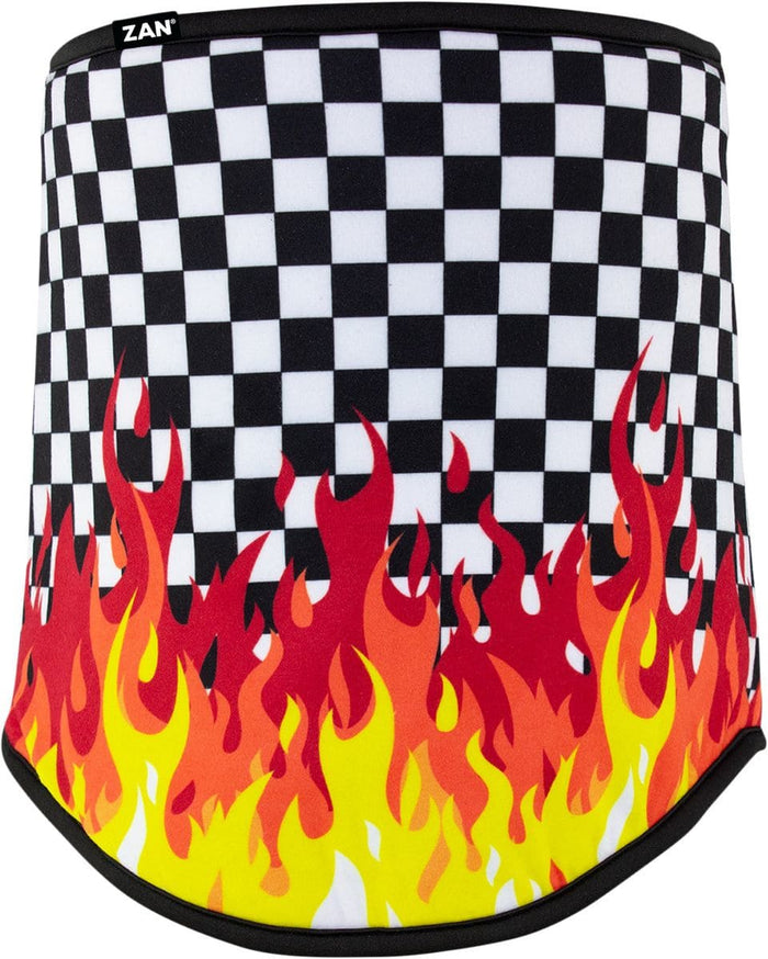 ZAN25020277 Scaldacollo Zanheadgear Sportflex Checkered Flames