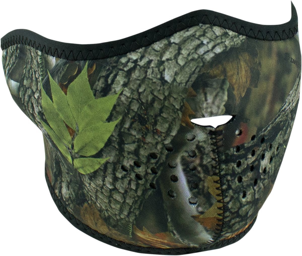 ZAN25030281 Zanheadgear Forest Camo Neoprene Half Mask