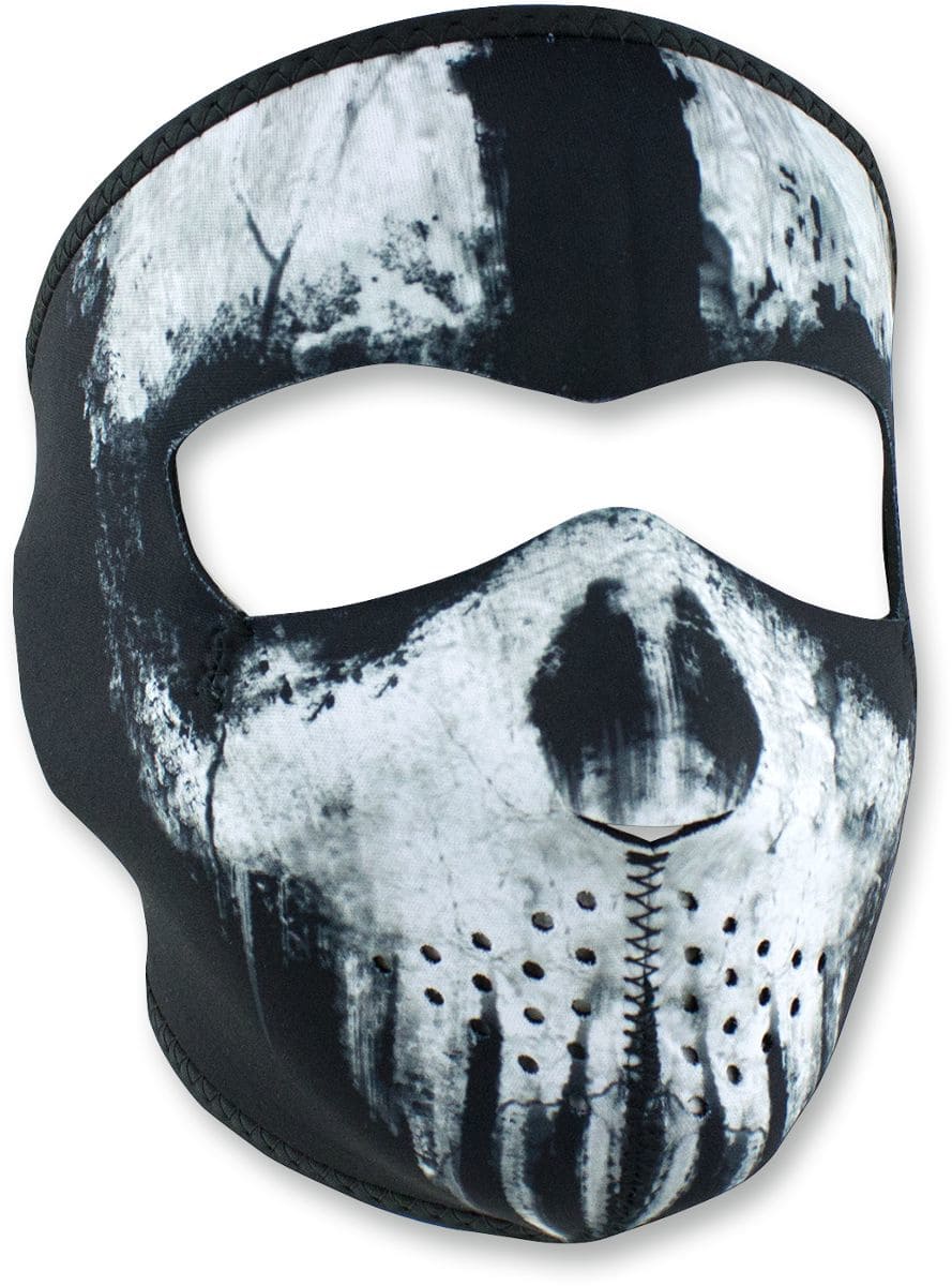 ZAN25030291 Zanheadgear Ghost Skull Neoprene Mask