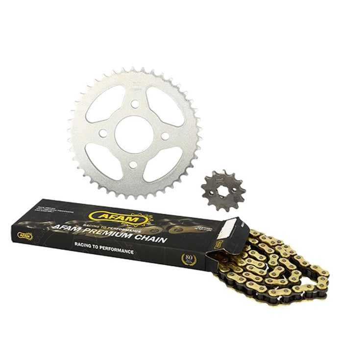 CGN505628 Kit catena Afam 13x42 - 420 Skyteam Skymax 50cc 2010 - 2014