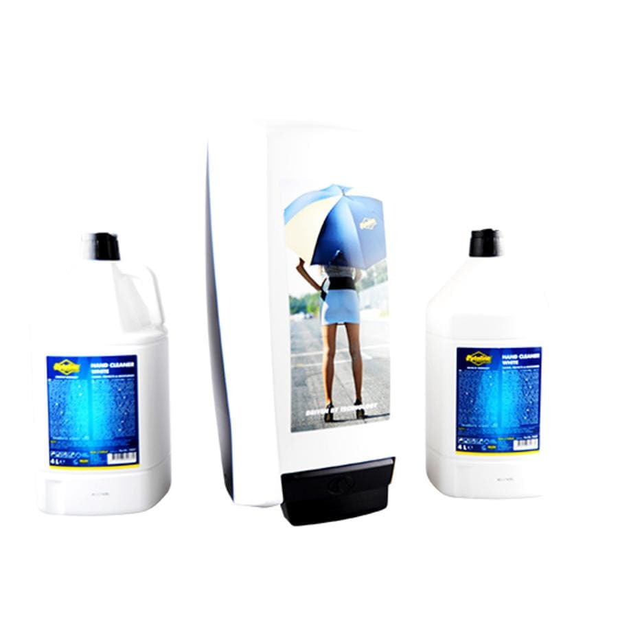 CGN500280 Detergente per mani bianco Putoline Hand Cleaner supporto a muro e pulitore 2x 4L, COD: CGN500280