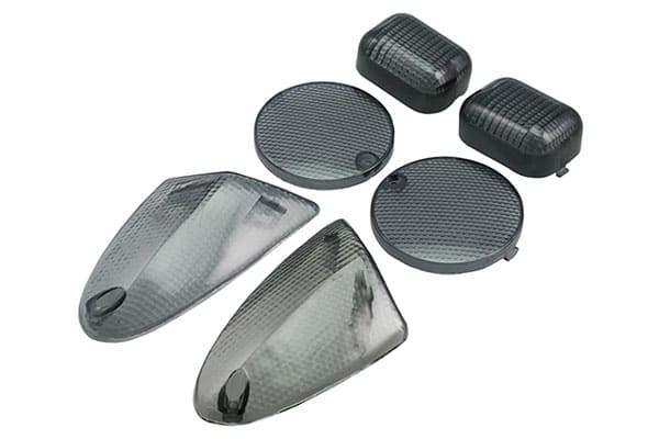 STR-620.11/BK Vetro Frecce e Fanalino STR8, Aprilia SR50 2000, nero, COD: STR-620.11/BK