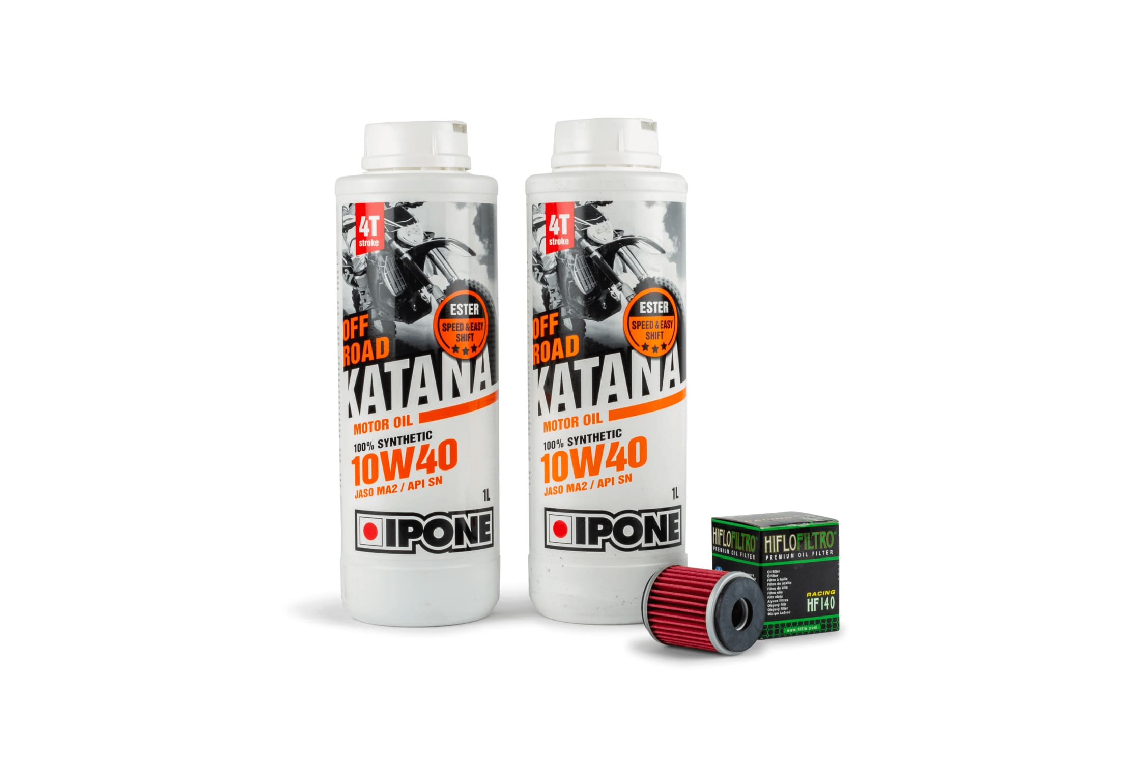 HF140/PACK04 Kit cambio olio Ipone 10W40 YZF 250 / 450, COD: HF140/PACK04