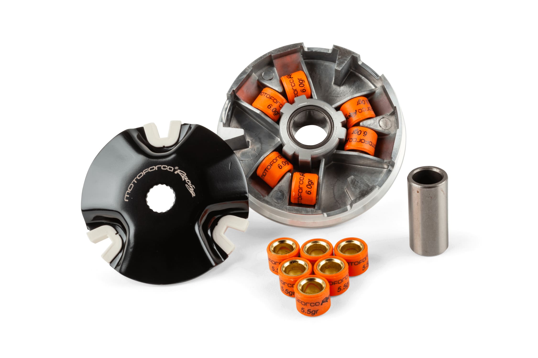 MF75.16604 Variatore V.2 Racing, 5.5g / 6.0g - 15x12mm, Asse 13mm, Minarelli / China 2T (CPI/Keeway/Generic)