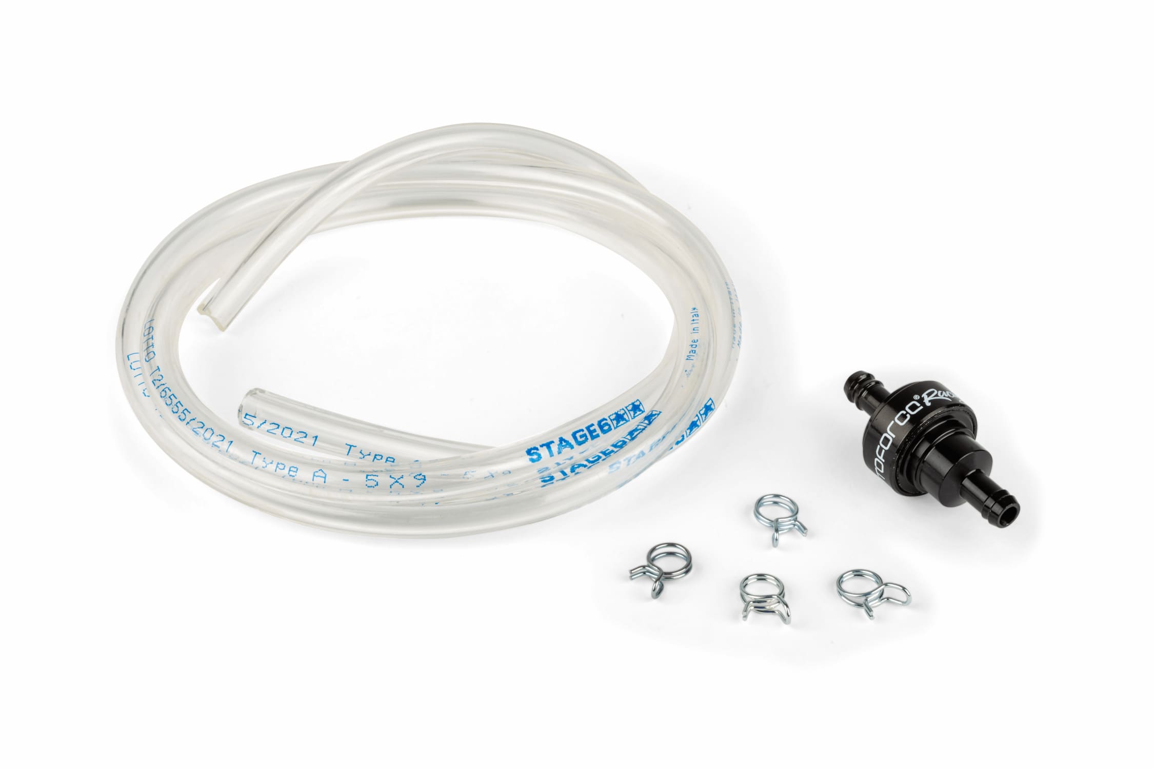 S6-0120/K1 Kit tubo HQ + filtro benzina racing d.5mm, COD: S6-0120/K1