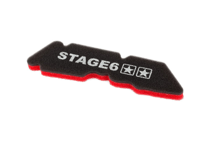S6-35076 Spugna Filtro Aria Stage6 Double Layer, Piaggio braccio lungo (dal 1998), COD: S6-35076