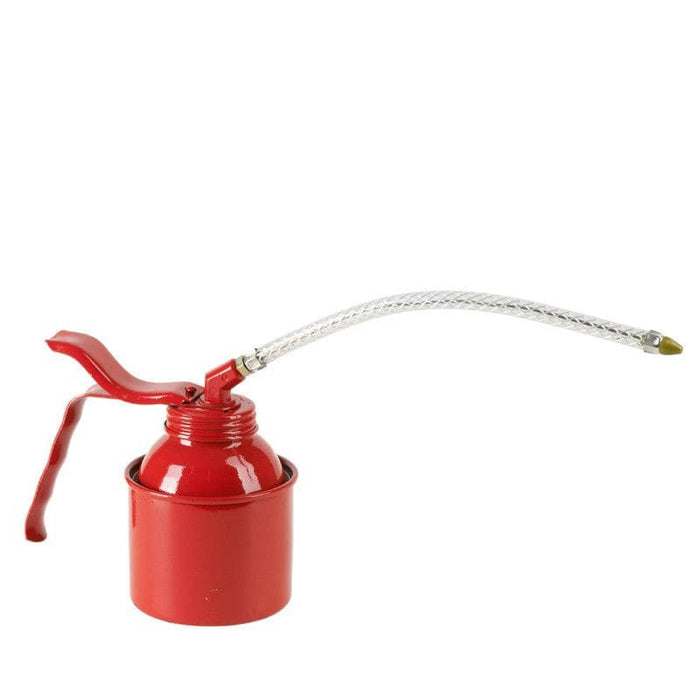 PR168304 Lattina olio Pressol metallo con pompa rosso becuccio flessibile 210mm / 250ml, COD: PR168304
