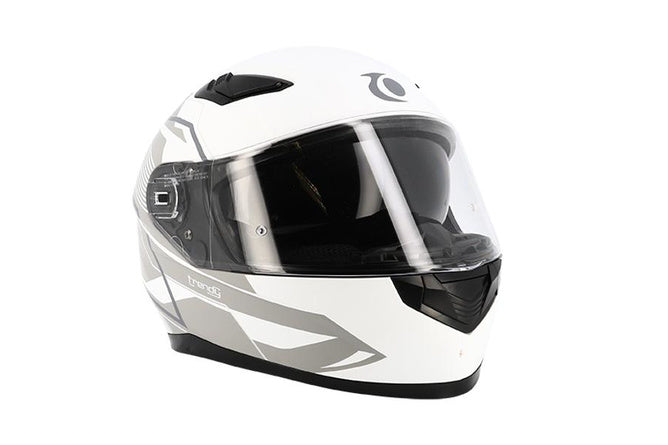CGN515419 Casco integrale visiera doppia Trendy T-604 Chactas grigio/bianco opaco L - Billaricambi SRLS