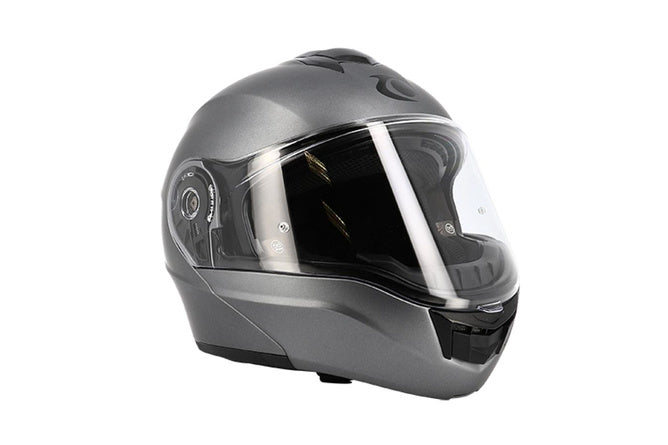 CGN515440 Casque modulable visiera doppia Trendy T-706 grigio antracite opaco XS