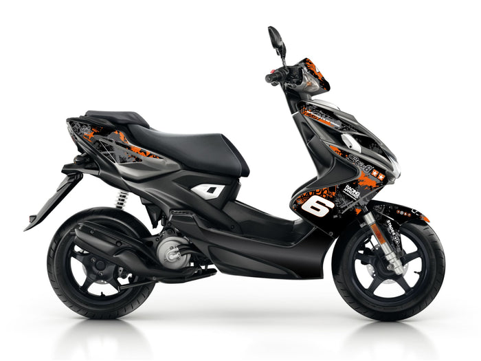S6-056602/BK Kit deco Stage6 arancione - nero Yamaha Aerox / Nitro dopo 2013, COD: S6-056602/BK