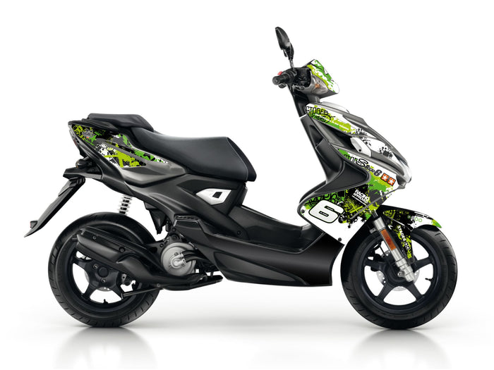 S6-056602/GR Kit deco Stage6 verde - nero Yamaha Aerox / Nitro dopo 2013, COD: S6-056602/GR