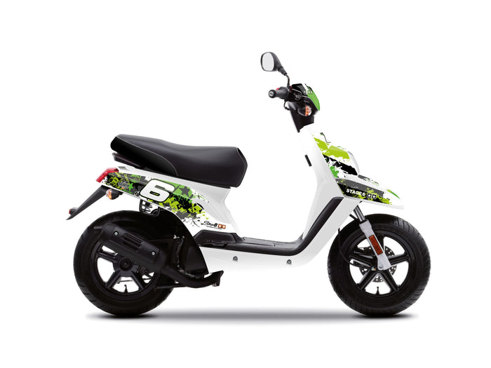 S6-056801/GR Kit deco Stage6 verde - nero Yamaha BW's / Booster dopo 2004, COD: S6-056801/GR