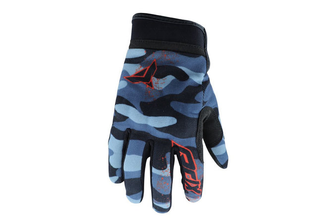 ADX170943 Guanti mezza stagione ADX Vista con protezione nocche nero / camo blu S - Billaricambi SRLS