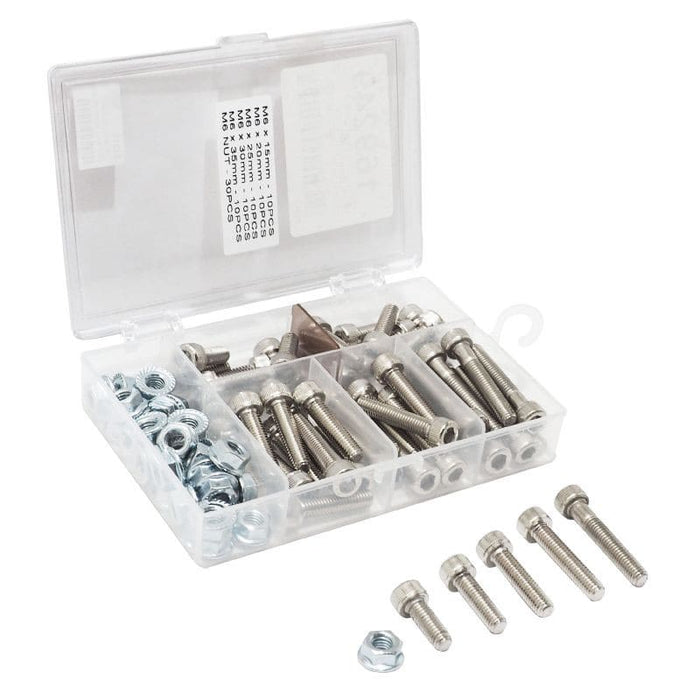 EKP-169249 Set di viti Box BTR viti + dadi M6 argento
