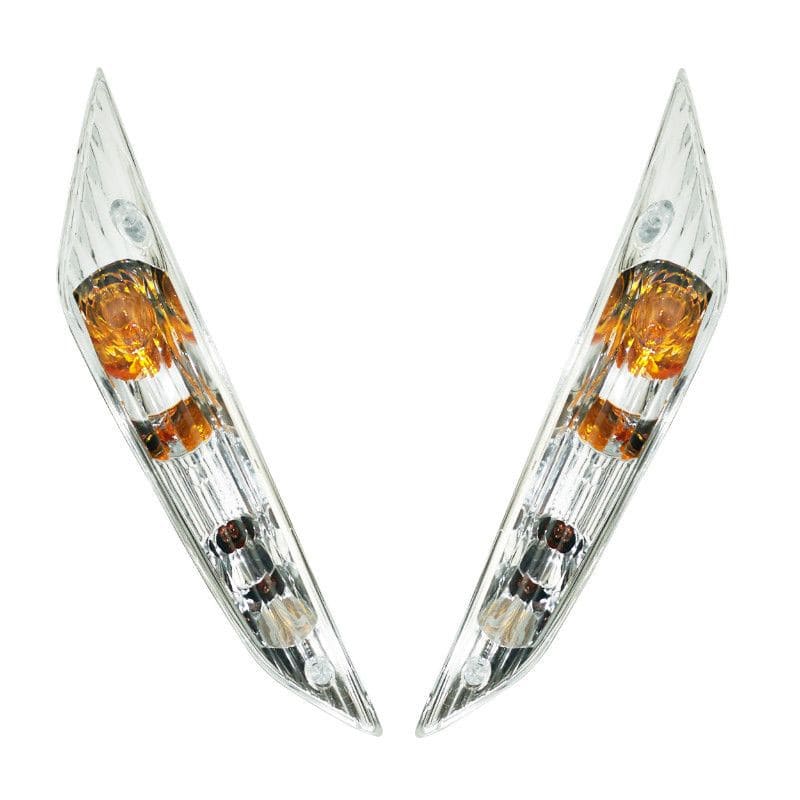STR-660.42/WH Frecce anteriore trasparente Piaggio Zip dopo il 2000, COD: STR-660.42/WH