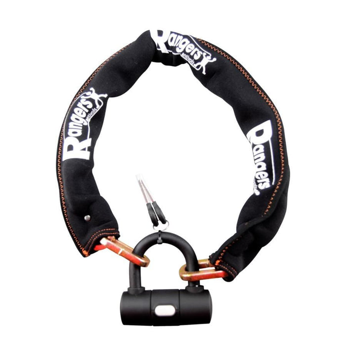 CGN506441 Lucchetto a catena Rangers U-lock 55x55mm + catena 0.9m x 10mm, COD: CGN506441