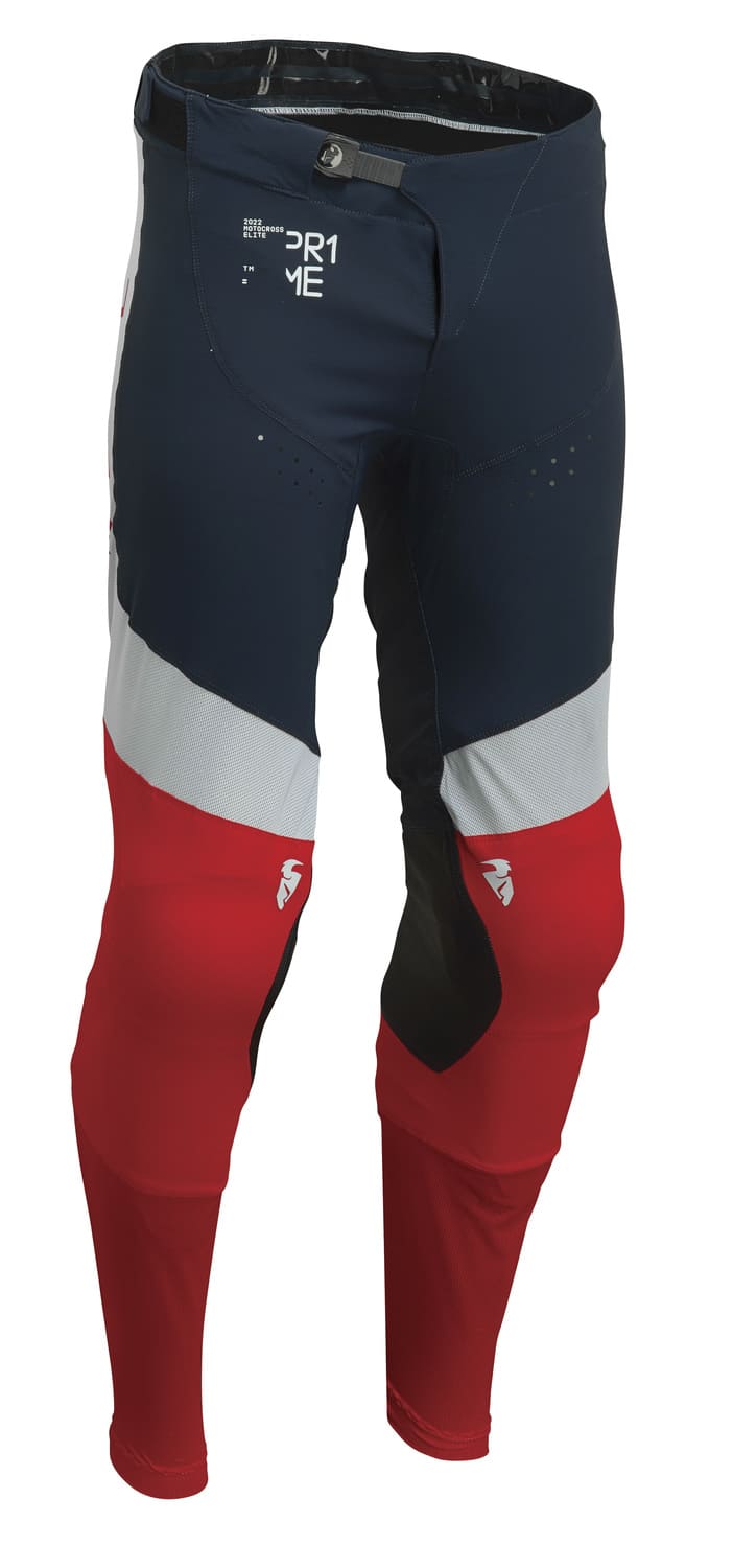 TH29019941 Pantaloni cross Thor Prime Strike blu notte / rosso 40