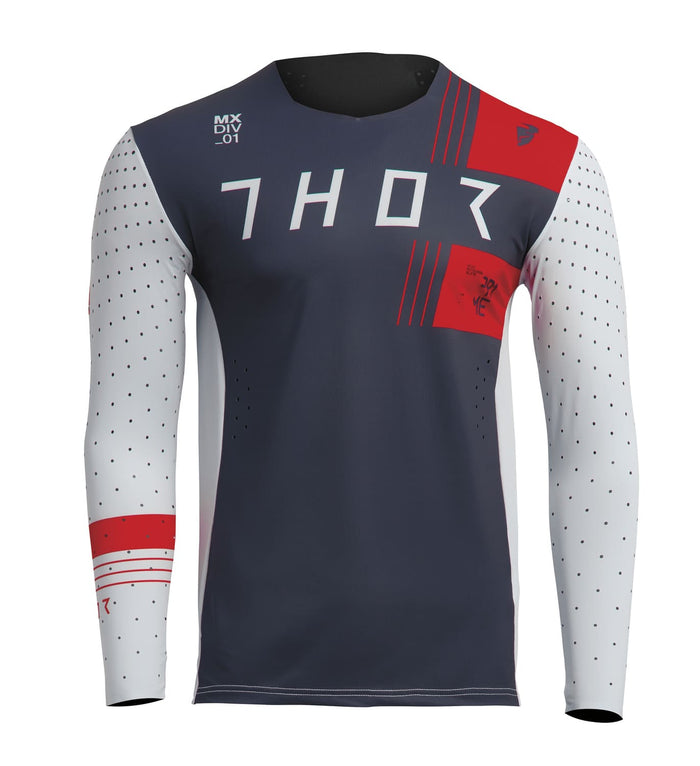 TH29106934 Maglia cross Thor Prime Strike blu notte / rosso XXL