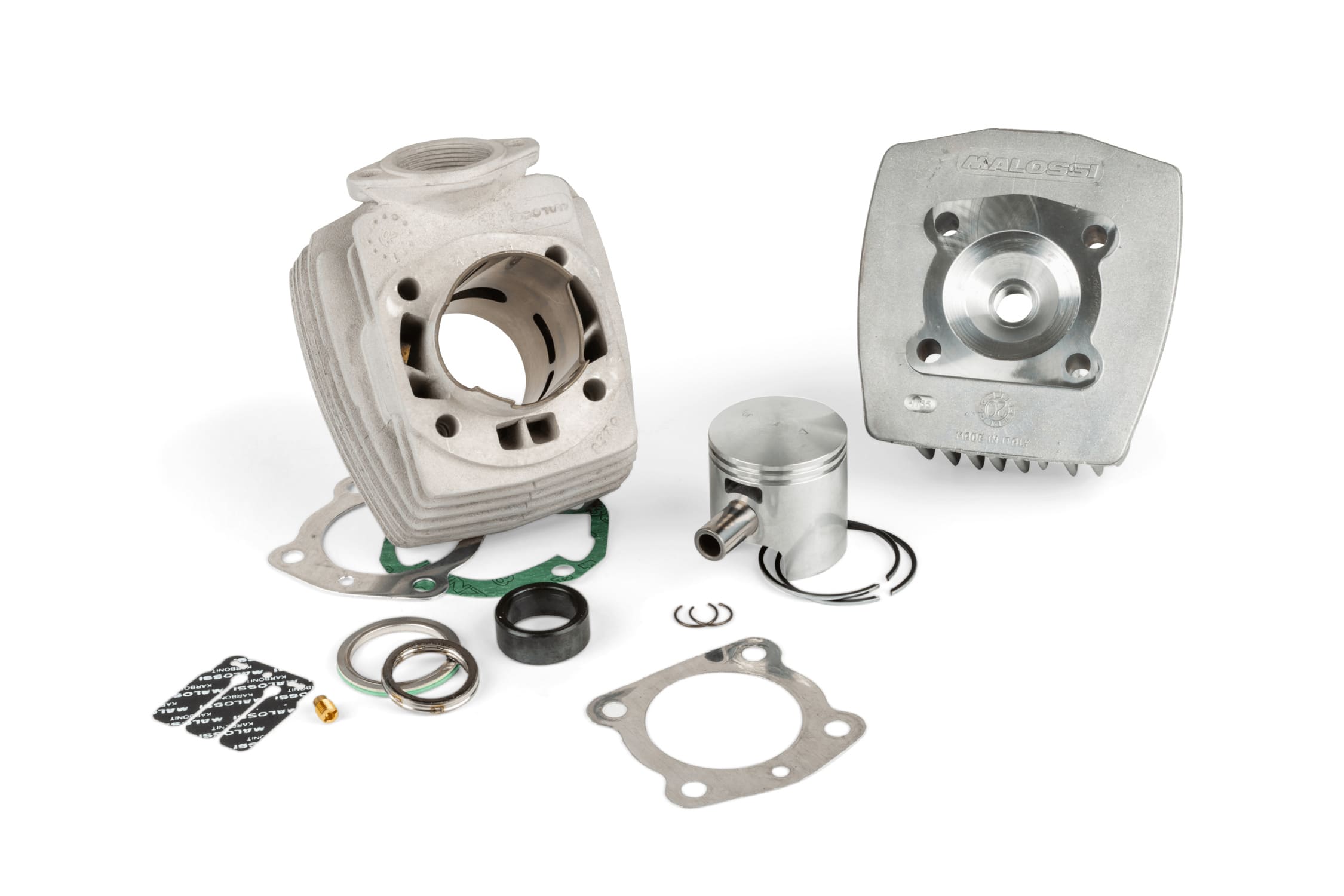 M318388/K1 Gruppo termico Malossi 70cc alluminio d.45,5mm Peugeot 103 AC senza decompressione, COD: M318388/K1