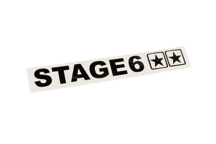 S6-0520/BK Adesivo tracciato Stage6 110x33mm nero, COD: S6-0520/BK