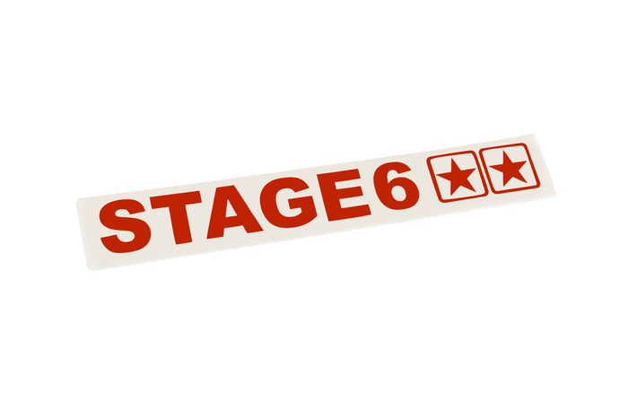 S6-0520/RE Adesivo tracciato Stage6 110x33mm rosso, COD: S6-0520/RE