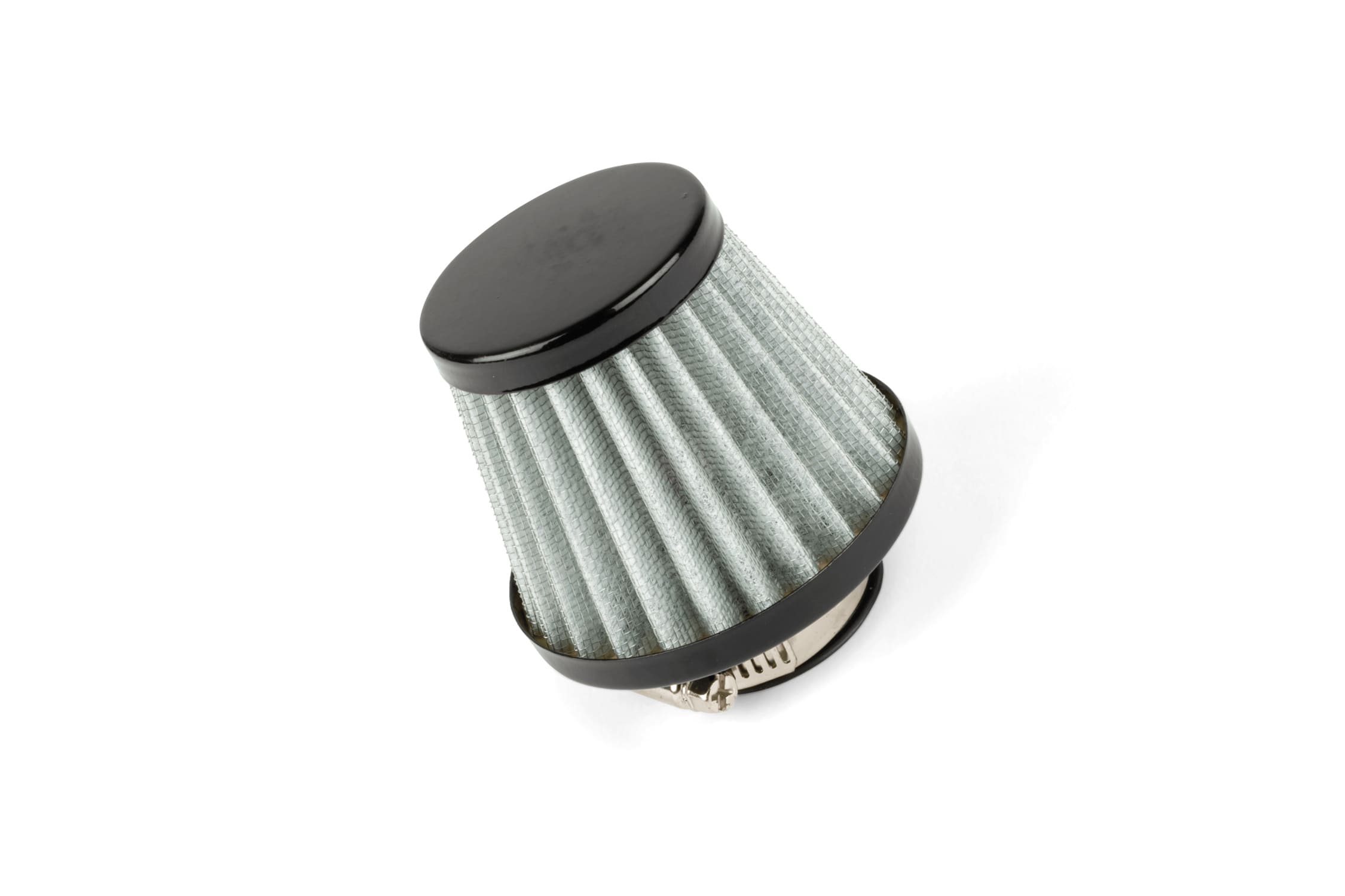 STR-346.70/SI Air Filter KN small D.28/35mm black / silver