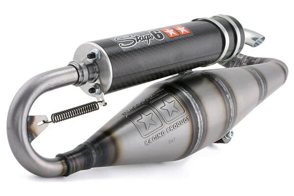 s6-9414002 marmitta stage 6 r1200 race, silenziatore in carbonio piaggio/gilera 50cc, COD: S6-9414002