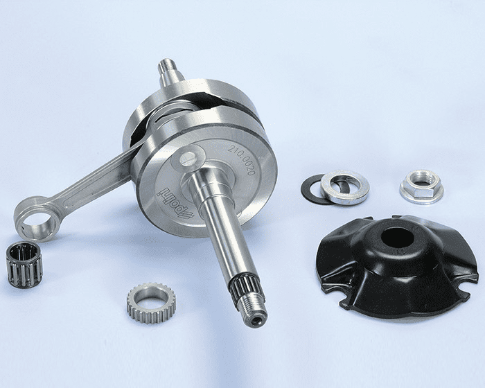 210.0020 crankshaft polini big evolution spin.12 connecting rod 85 stroke 39.3 piaggio