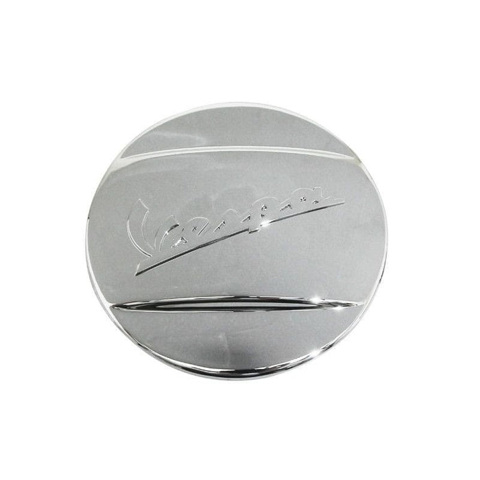 OE-PIACM1551065 Coperchio Variatore con scritta "Vespa", cromato per Vespa GTS 125 - 300cc