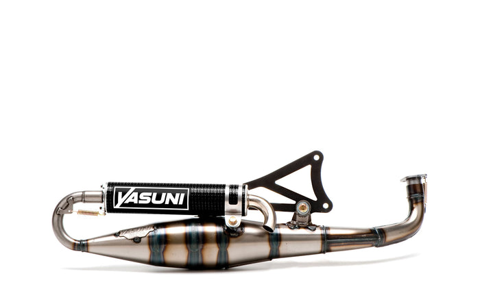 YAS906BE Marmitta Yasuni Carrera 16 Black Edition, Minarelli orizzontale, carbonio, COD: YAS906BE