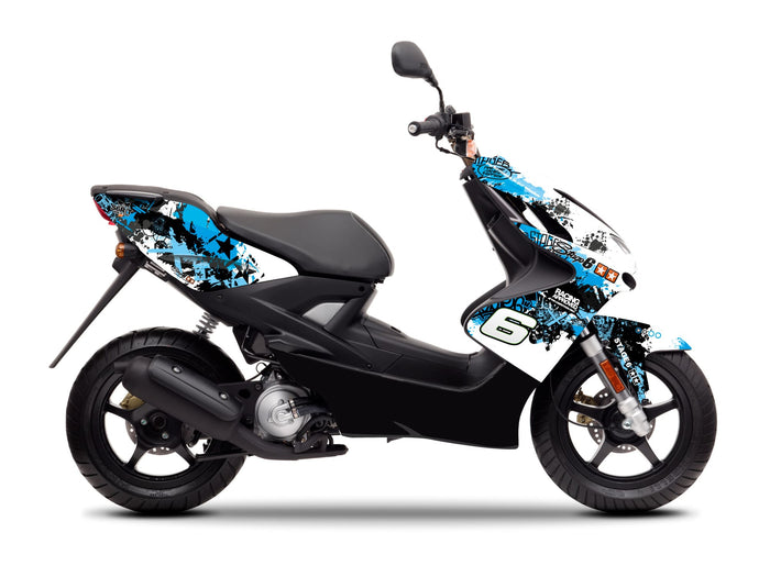 S6-056601/BL Kit deco Stage6 blu - nero Yamaha Aerox / Nitro fino 2013, COD: S6-056601/BL