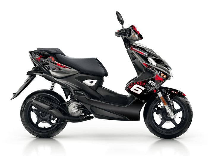 S6-056602/RE Kit deco Stage6 rosso - nero Yamaha Aerox / Nitro dopo 2013, COD: S6-056602/RE