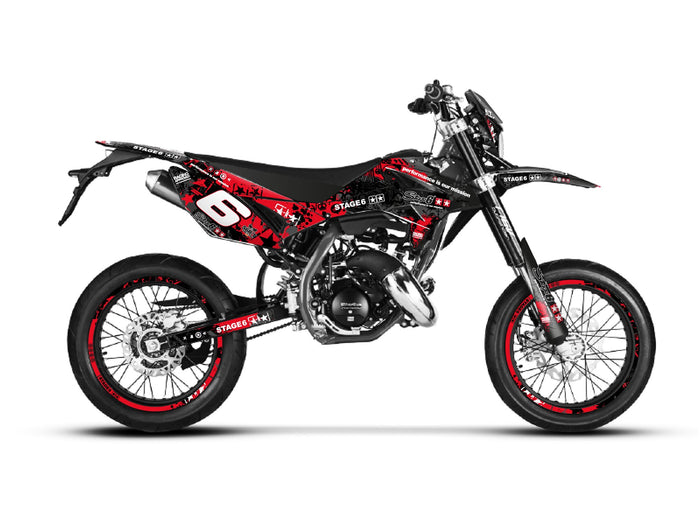 S6-058803/RE Kit deco Stage6 rosso - nero Beta RR, COD: S6-058803/RE