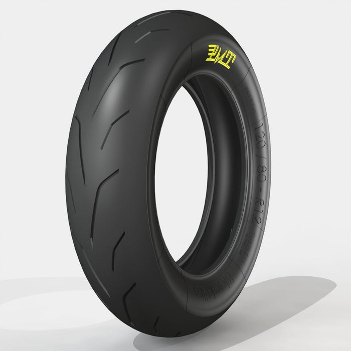 PMTMS12A24-S00 Pneumatico PMT 120/80 - 12" Soft S Semi-Slick “Blackfire”, COD: PMTMS12A24-S00