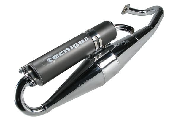 TG0609040-RCR Marmitta Tecnigas NEXT R, cromo, Piaggio, con omologazione, COD: TG0609040-RCR