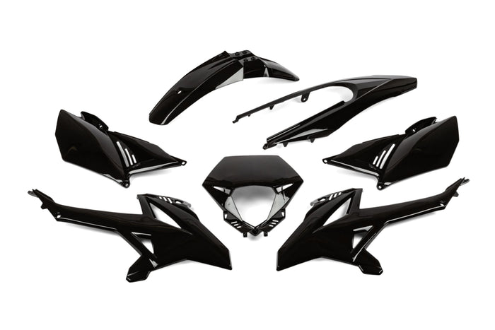 STR-981.00/BK Kit carena 7 pezzi nero Beta RR 2011 - 2020, COD: STR-981.00/BK