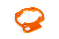 S6-80188ET01 Basetta per Cilindro Stage6 CNC arancio Minarelli AM6, COD: S6-80188ET01