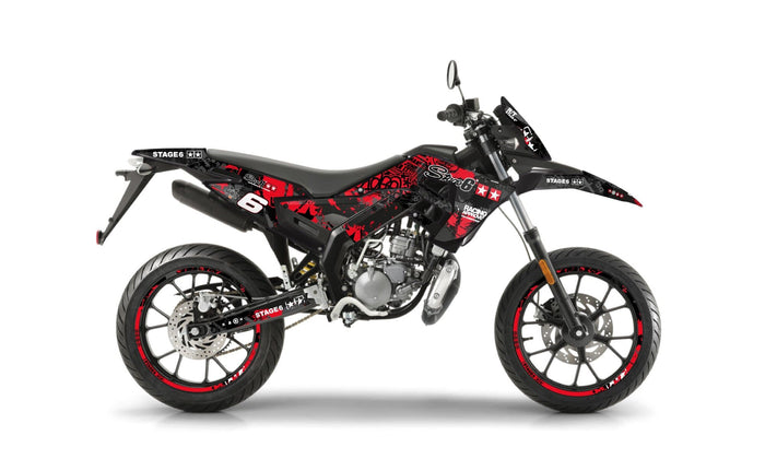 S6-059201/RE Kit deco Stage6 rosso - nero Derbi X-Treme Euro 4, COD: S6-059201/RE