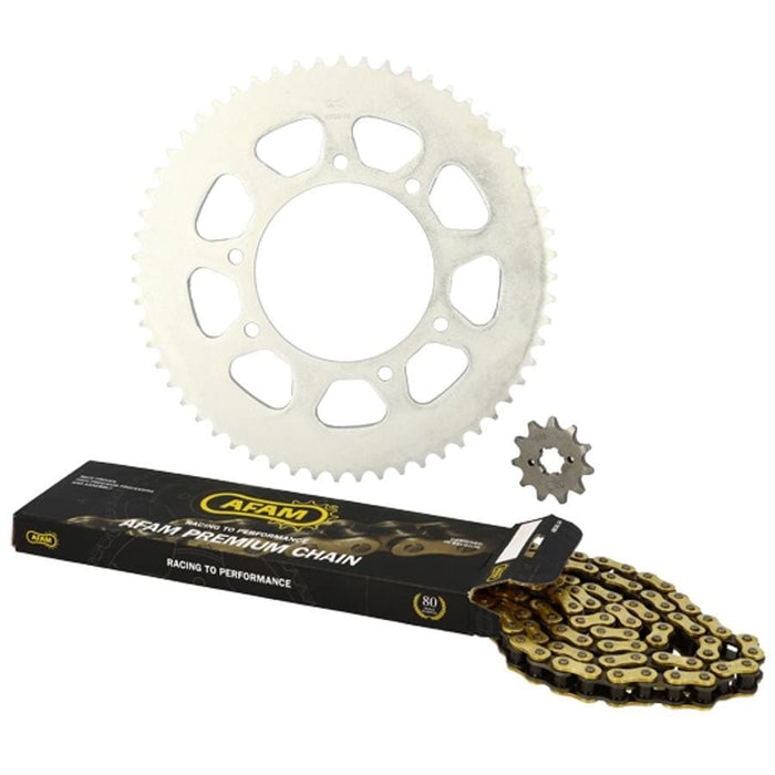 AFAM518450 Kit catena AFAM 11x59 - 420 Derbi Senda
