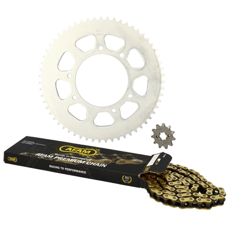 AFAM518450 Kit catena AFAM 11x59 - 420 Derbi Senda