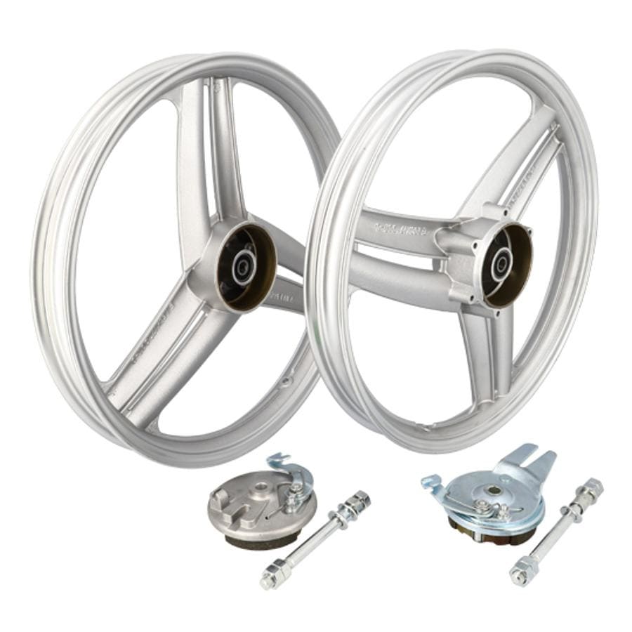 CGN518500 Cerchioni ant. / post. 17" tipo Grimeca argento Peugeot 103 SP / MVL, COD: CGN518500