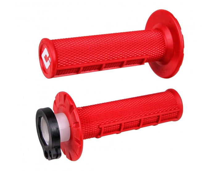 ODI-H36HWR Manopole ODI MX V2 half waffle rosso, COD: ODI-H36HWR