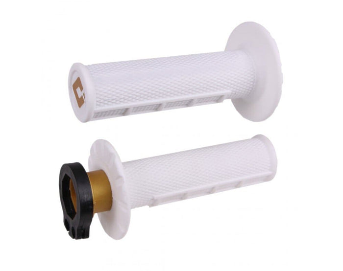 ODI-H36HWW Manopole ODI MX V2 half waffle bianco, COD: ODI-H36HWW
