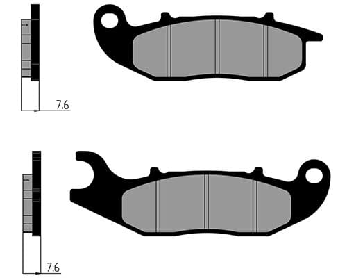 P174.0162 Pastiglie freno Polini Original Piaggio Liberty, COD: P174.0162