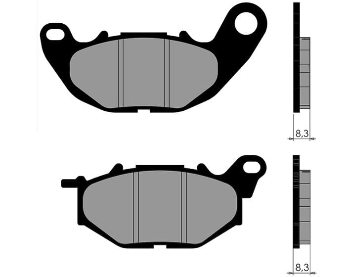 P174.0175 Pastiglie freno Polini Original Yamaha Xmax 300, COD: P174.0175