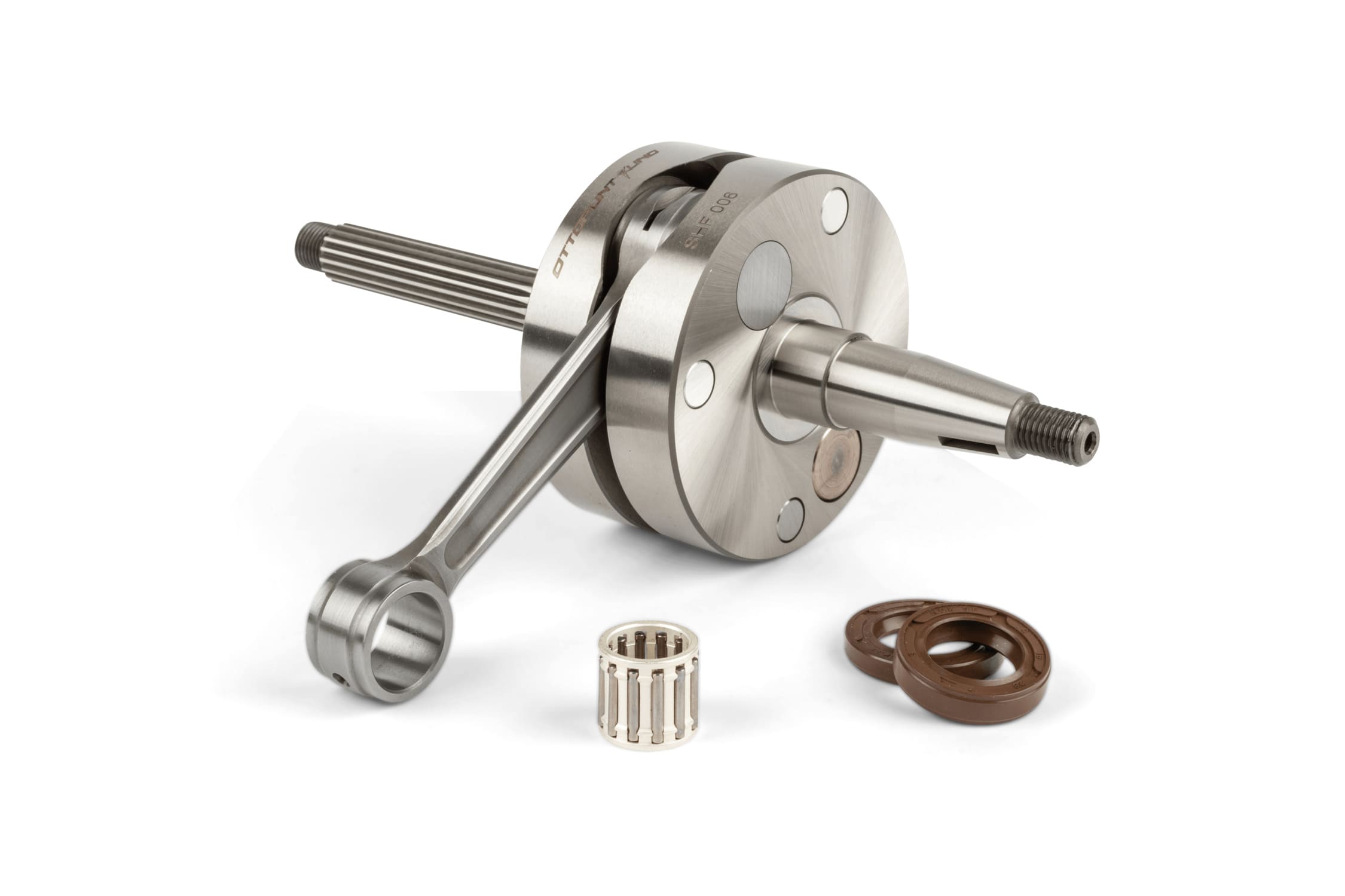 OPU005 Albero motore corsa 47mm / biella 100mm d.79mm Ottopuntouno per carter Malossi C-one