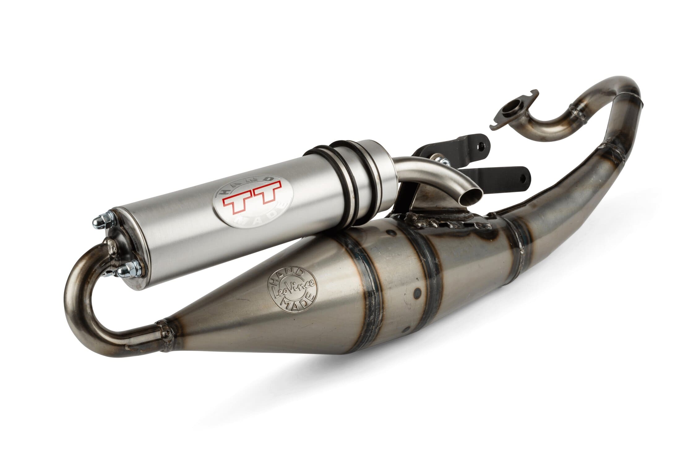 S4088 Marmitta LeoVince Handmade TT, Peugeot Ludix One 50 AC, (con omologazione), COD: S4088