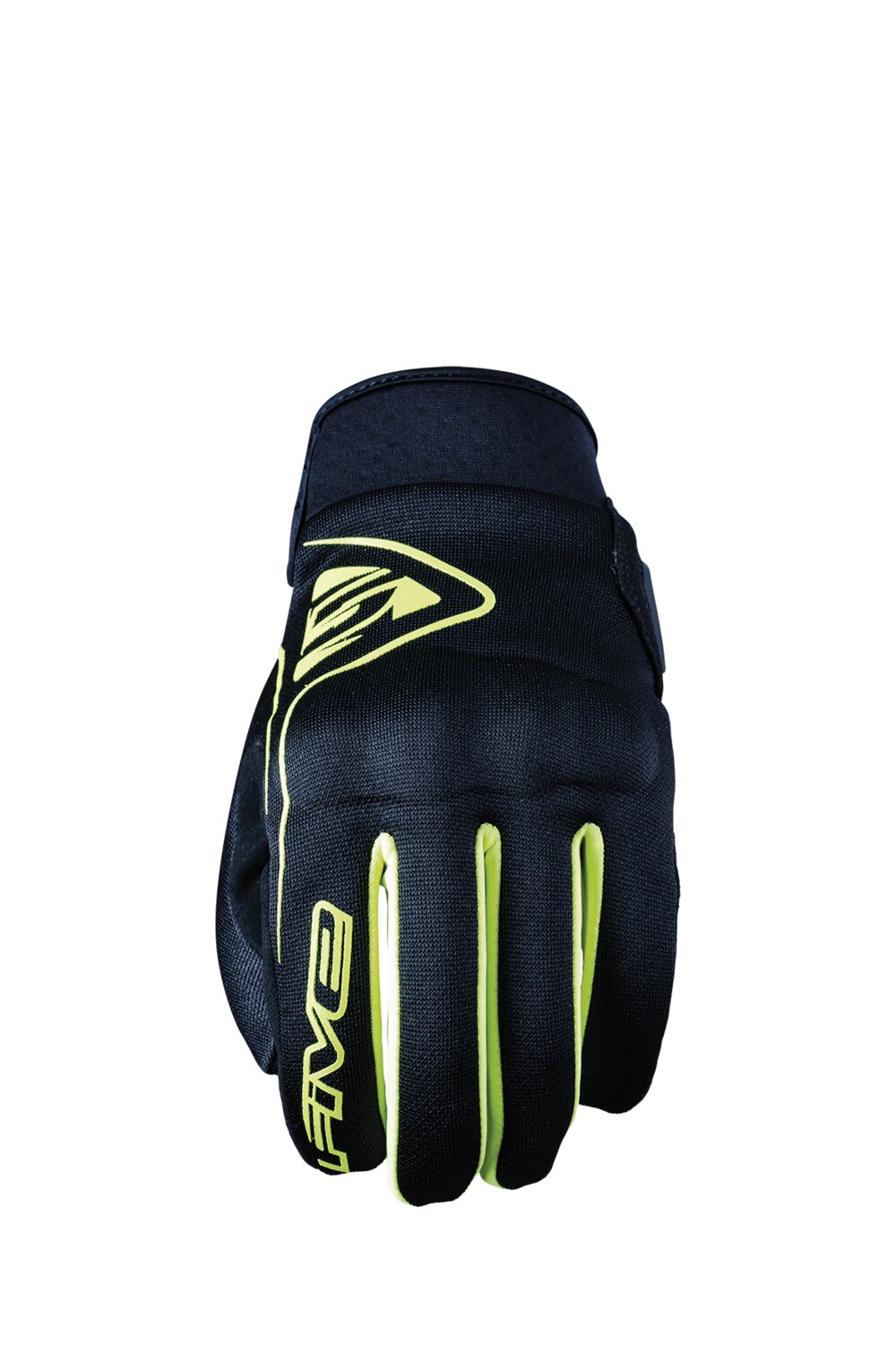FV0221151610 Guanti Street Five Globe nero / giallo fluo L